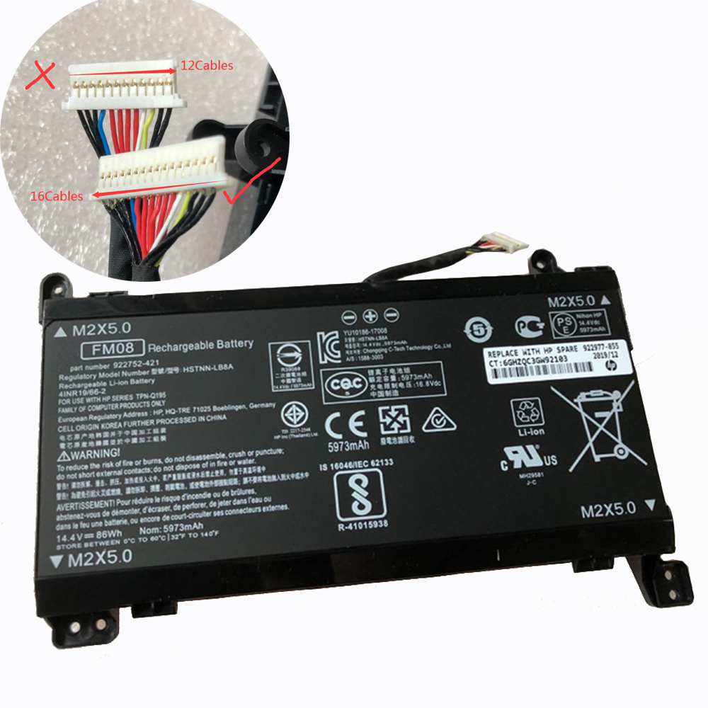 Batería para HP TPN-Q195